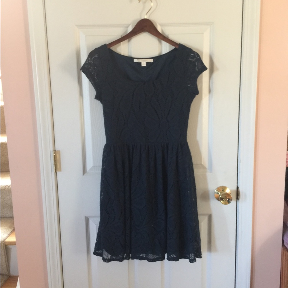 LC Lauren Conrad Navy Blue Dress - Size Small